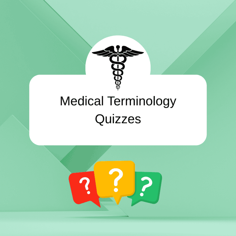 medical terminology quizzes